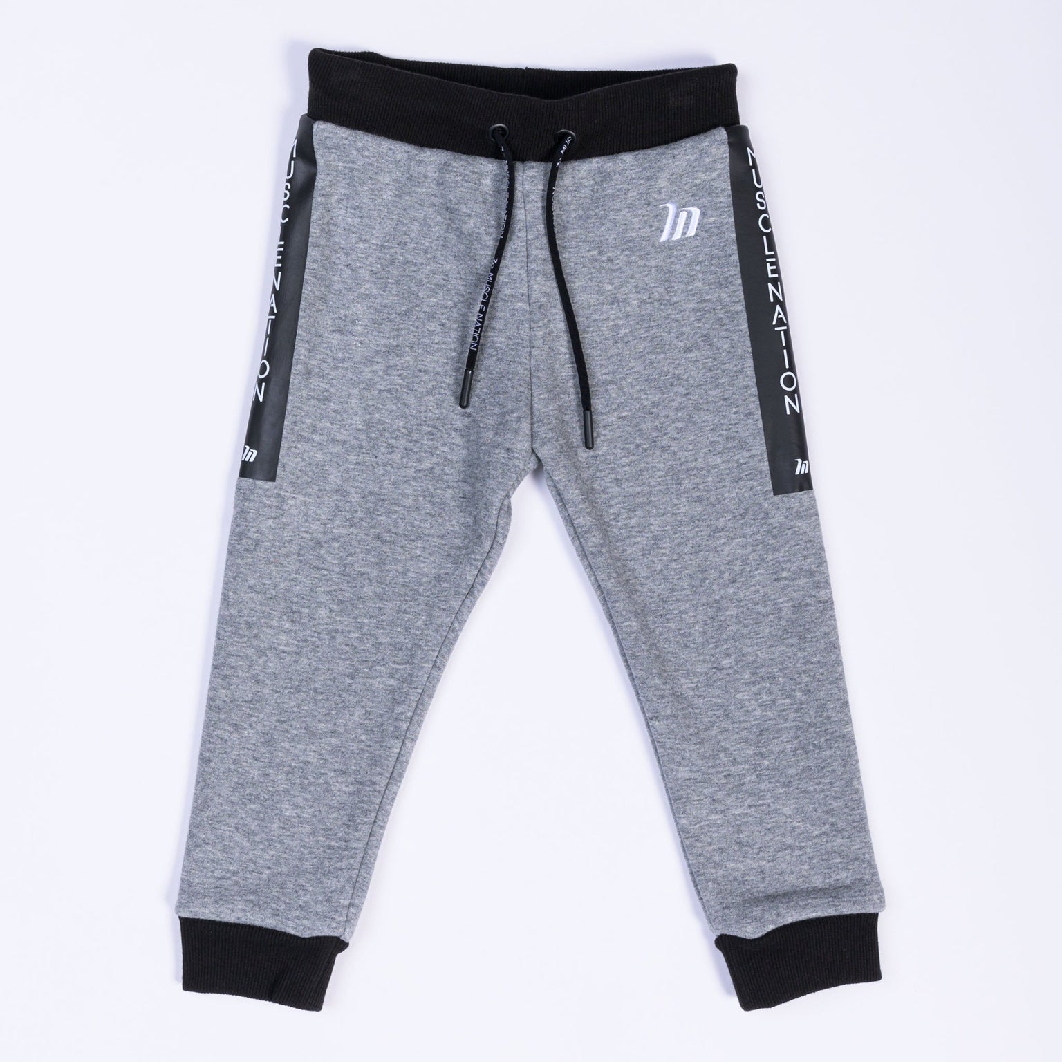 Kids MN Joggers - Grey-Kids-2-MNAPPRL4465-MNAPPRL4465-1-Muscle Nation