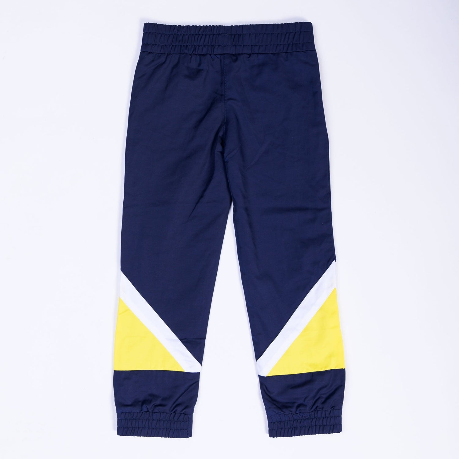 Kids MN Retro Tracksuit Pants - Navy / Yellow