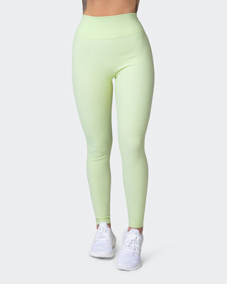 Zero Rise Rib Ankle Length Leggings - Minty-Leggings-XXS-042205MNTY-XXS-MNAPPRL14494-2-Muscle Nation