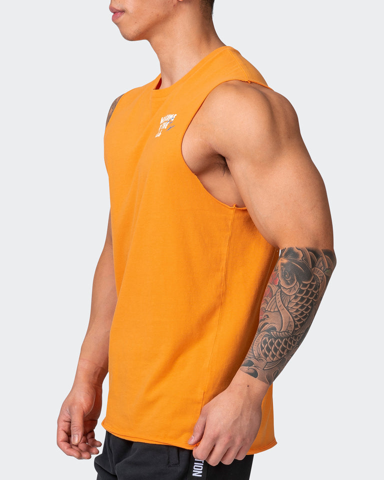 Mens MN Squad Vintage Tank - Washed Fireball