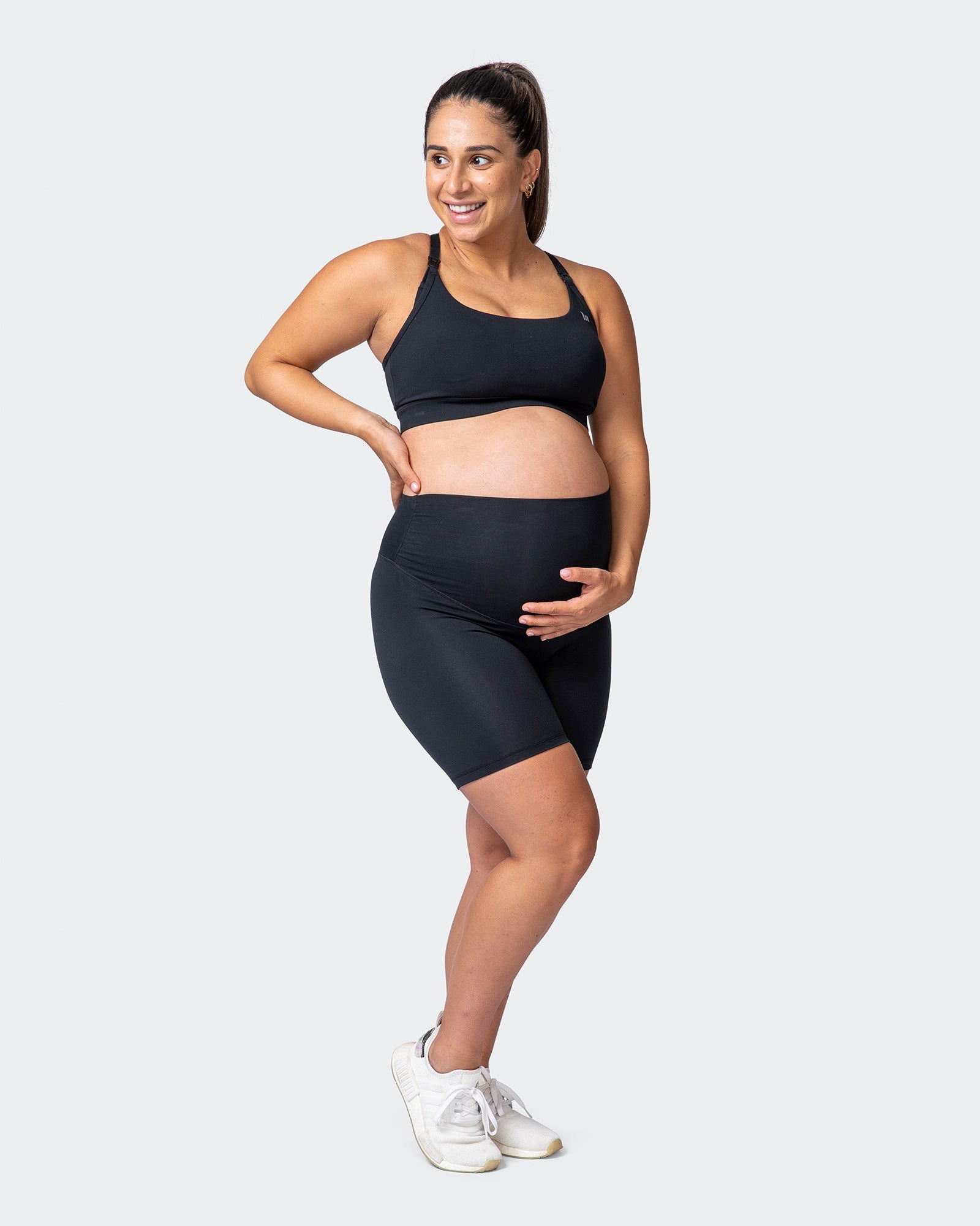 Maternity Everyday Bike Short - Black