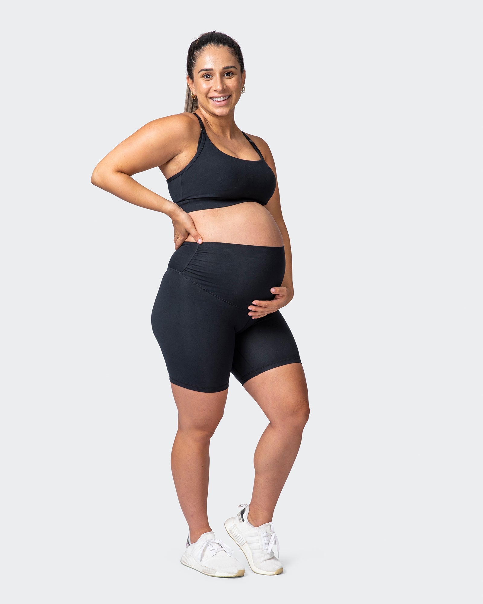 Maternity Everyday Bike Short - Black