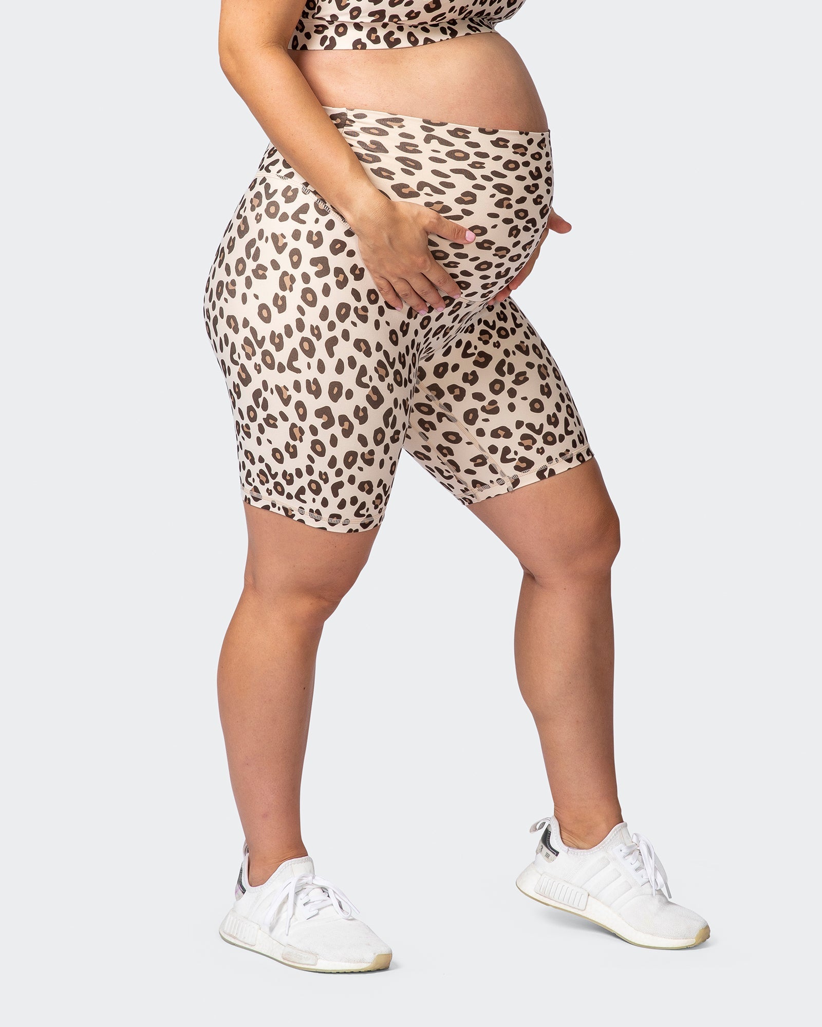 Maternity Everyday Bike Short - Cheetah Print