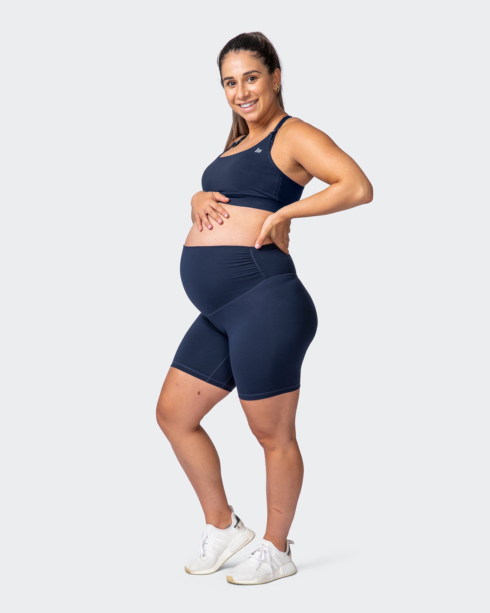 Maternity Everyday Bike Short - Navy