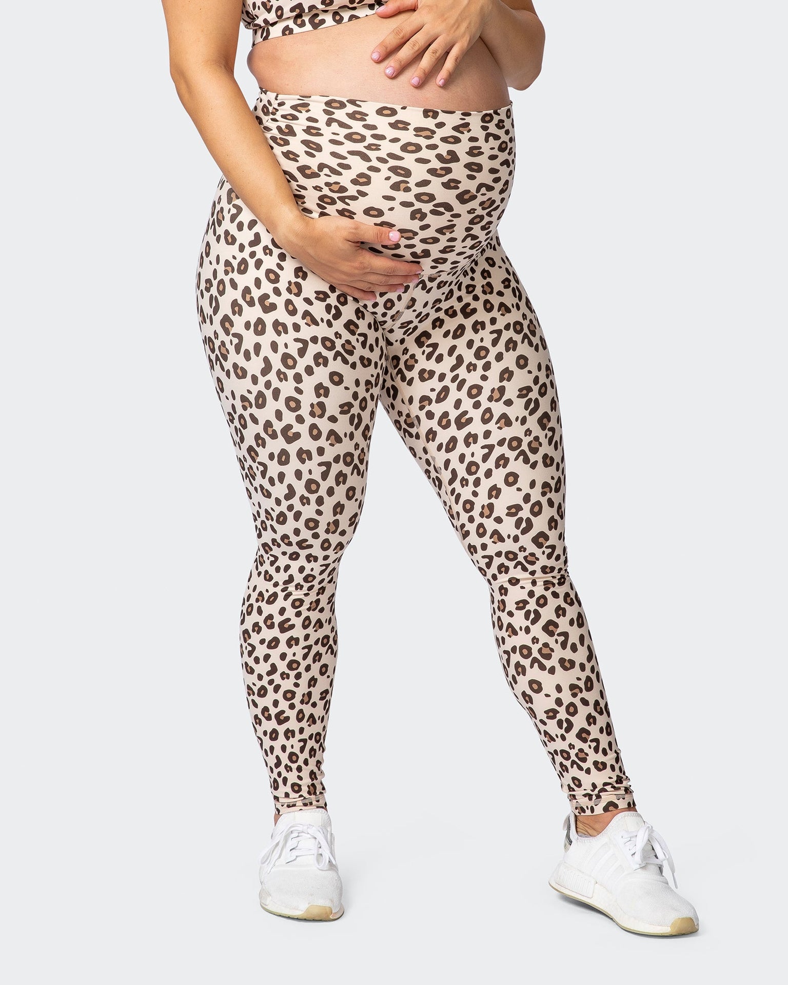 Maternity Everyday Leggings - Cheetah Print-Leggings-XS-032215CHET-XS-MNAPPRL13890-6-Muscle Nation