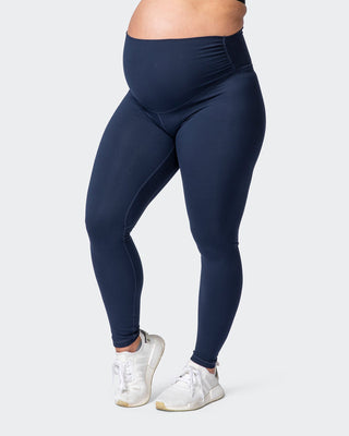 Maternity Everyday Leggings - Navy-Leggings-XS-032215NAVY-XS-MNAPPRL13896-1-Muscle Nation
