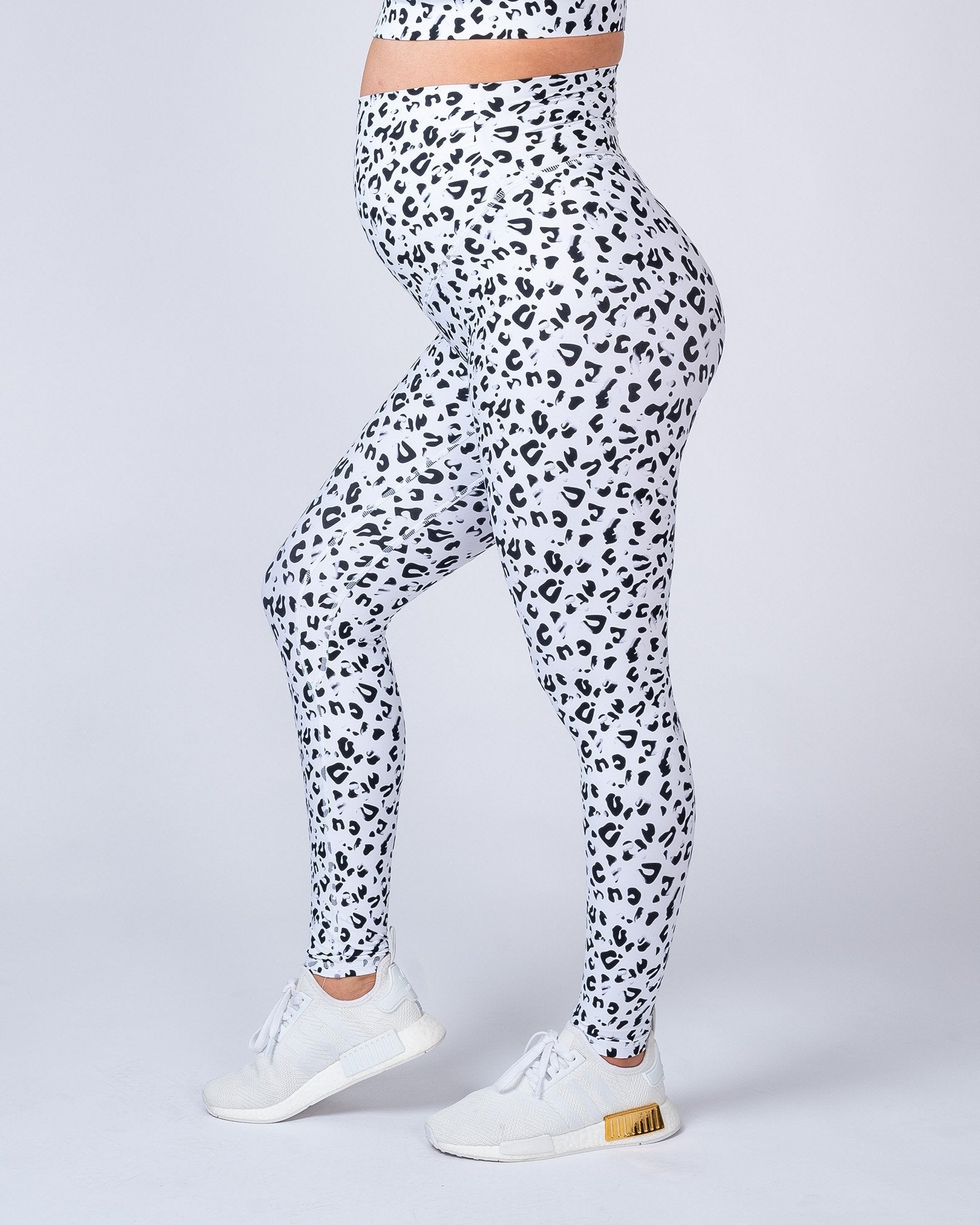 Maternity Leggings - Snow Leopard