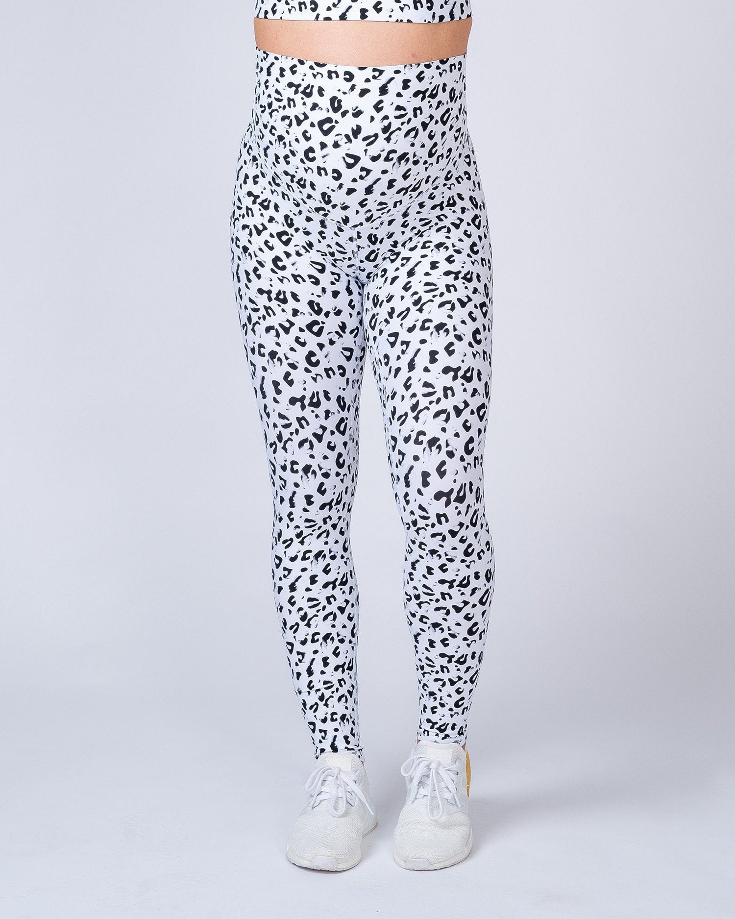 Maternity Leggings - Snow Leopard - Muscle Nation