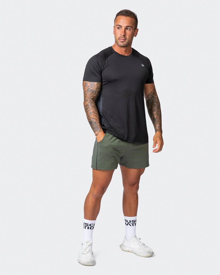 Classic Squat Shorts - Army Green