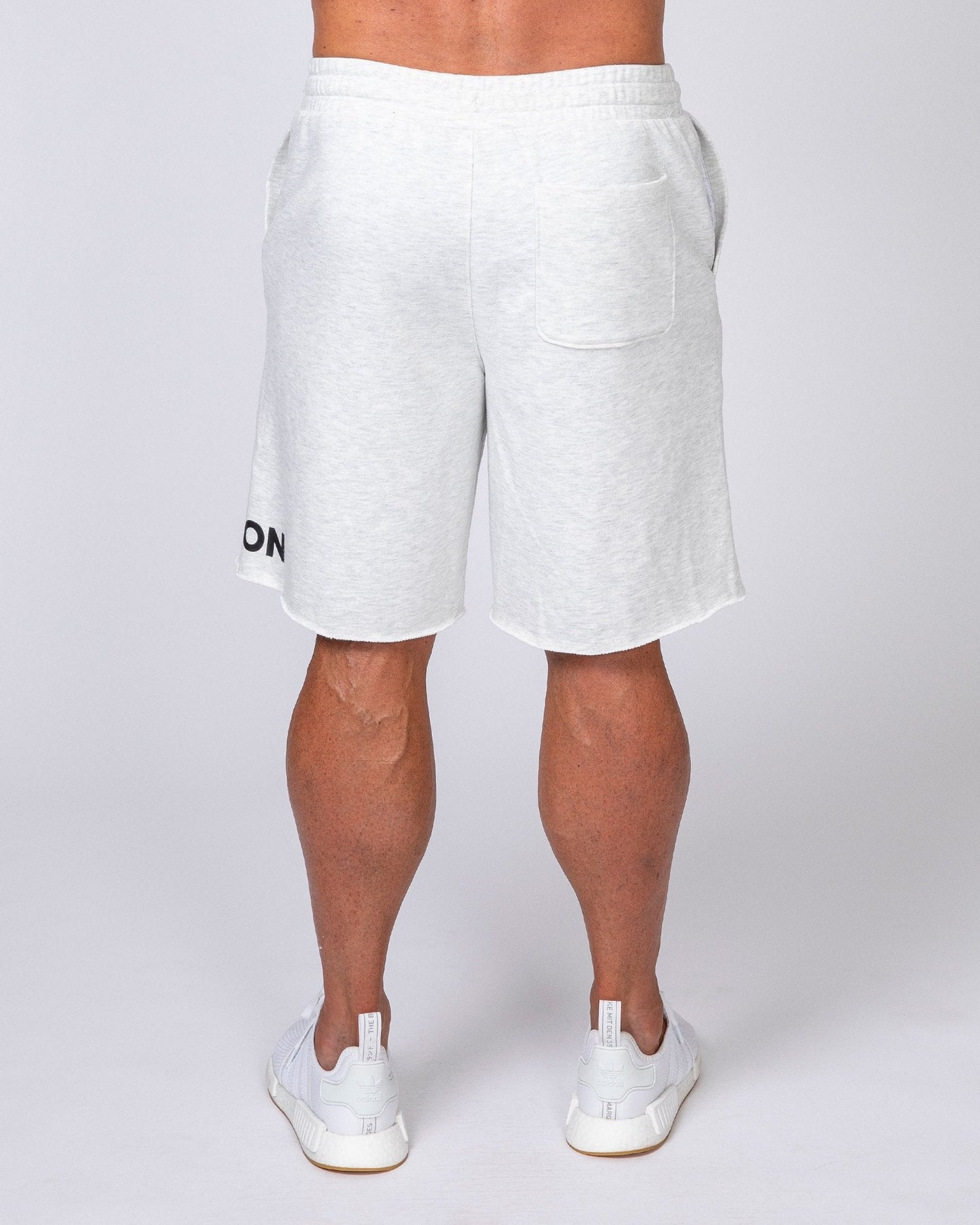 Relaxed Shorts - White Marl