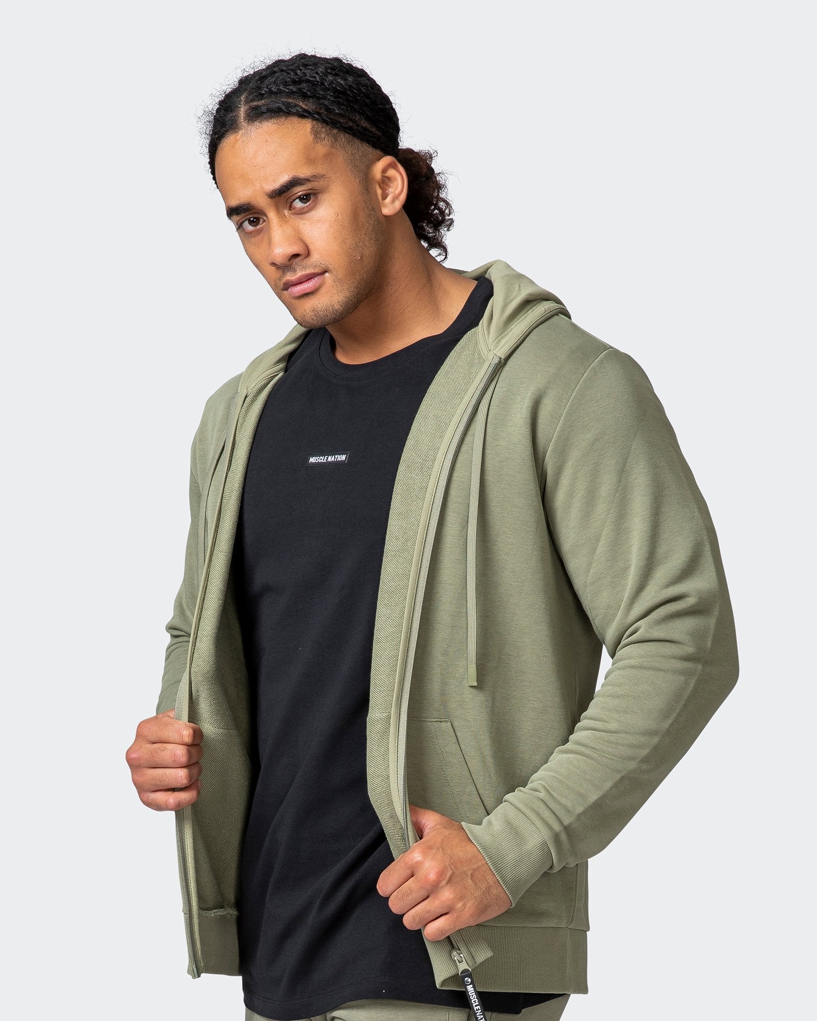 H&m mens zip up cheap hoodie