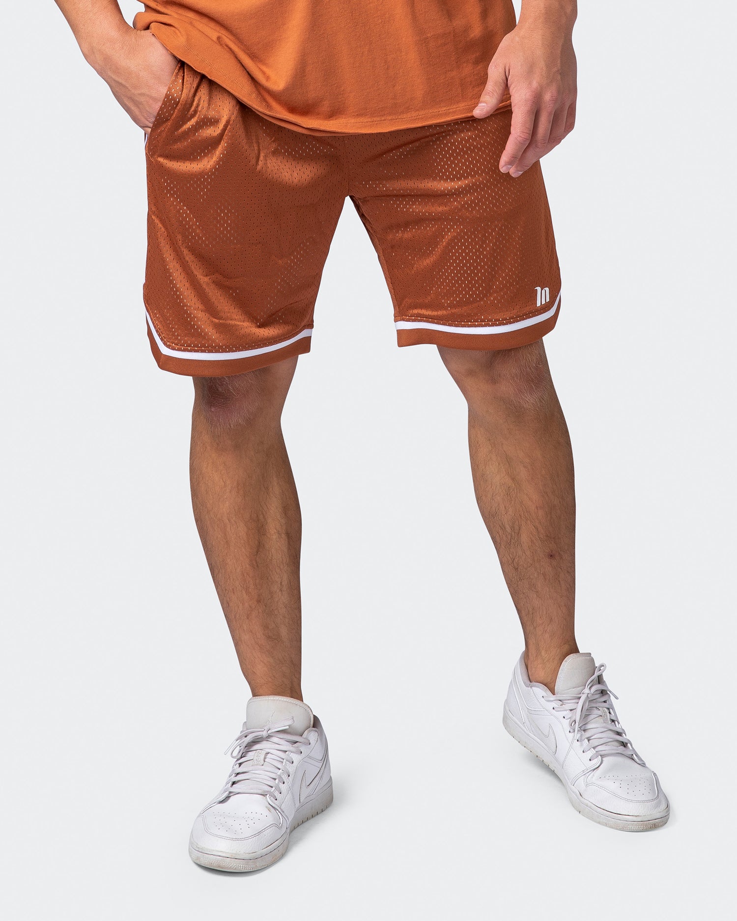 8" Basketball Shorts - Sandstone