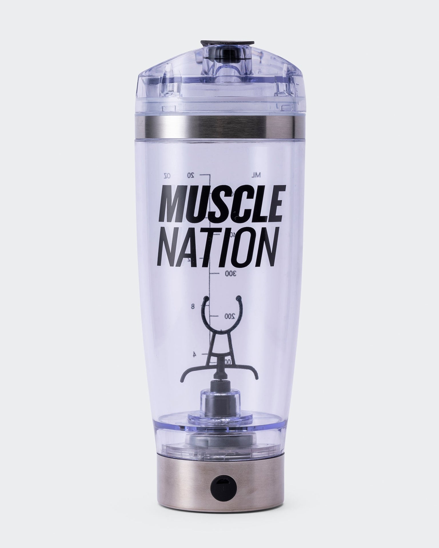 Electric Protein Shaker Cup w/ Detachable Electric Motor Mixer - 450ml -  Hygienic & BPA Free