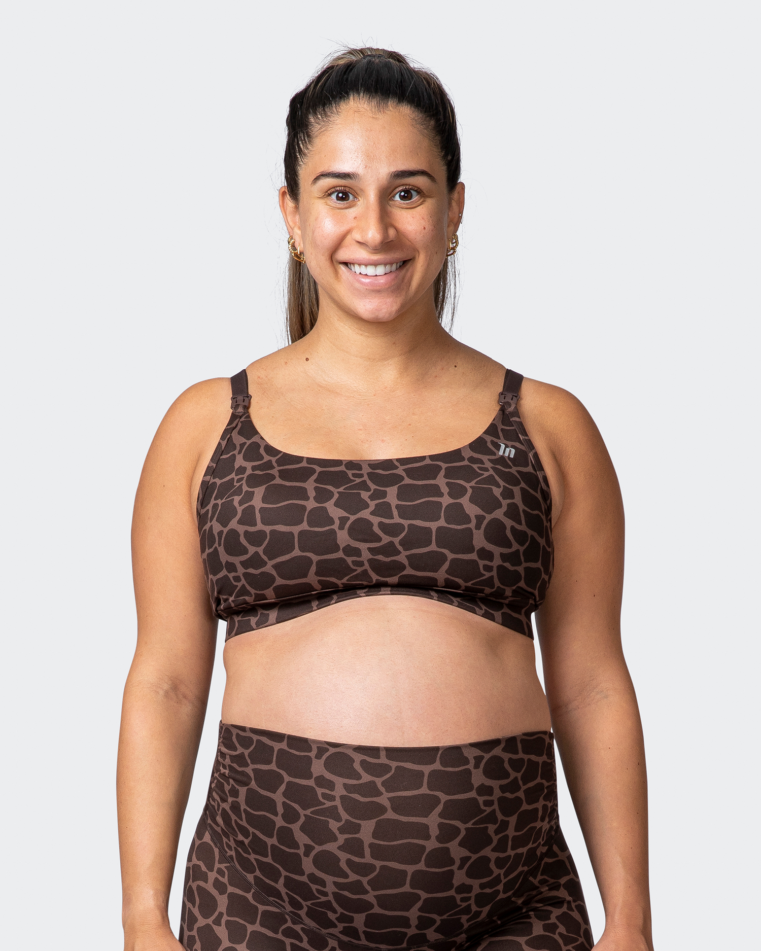 MN Everyday Maternity Bra - Tonal Giraffe Print