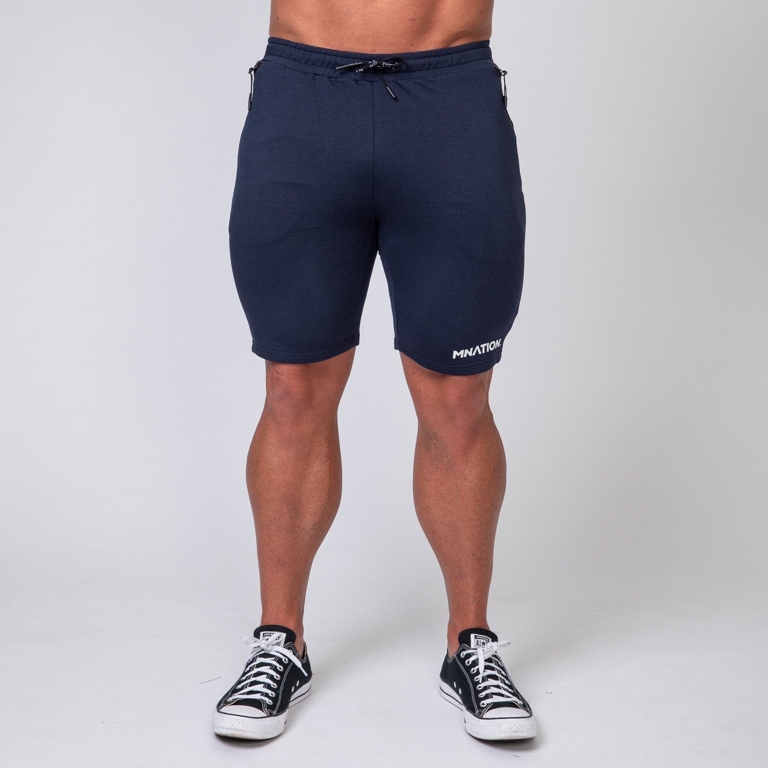 MNation Tapered Fit Shorts - Navy