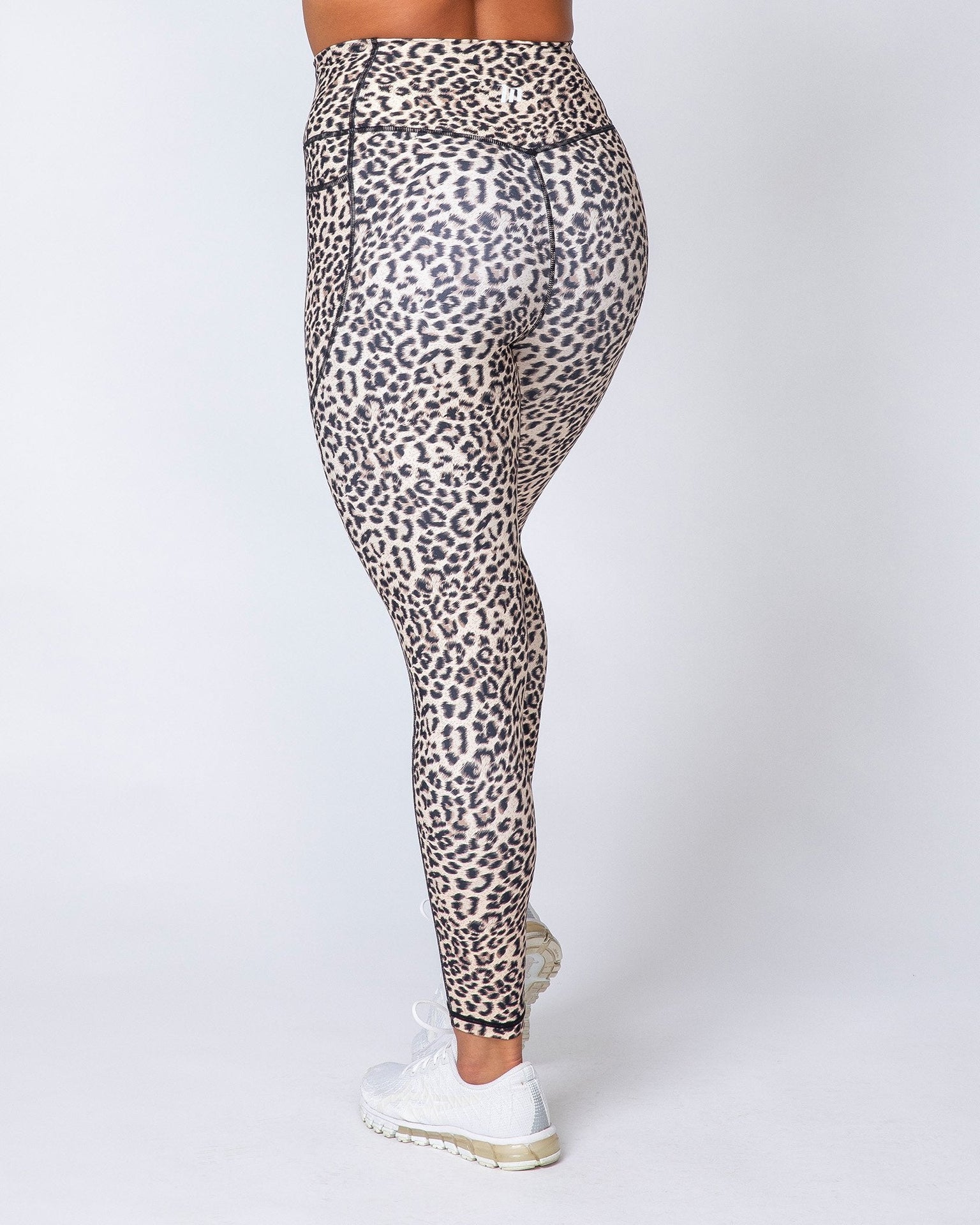 Motion Pocket Ankle Length - Yellow Leopard-Leggings-XXS-MNAPPRL9423-MNAPPRL9423-5-Muscle Nation