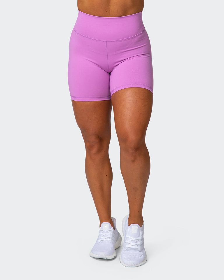 Prize Fighter Bike Shorts - Orchid w/ White & Black