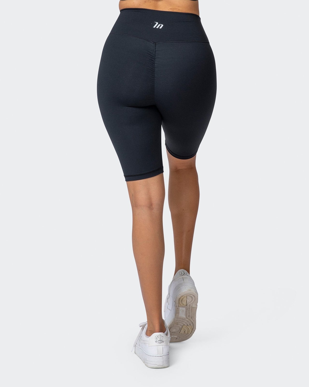 Signature Scrunch Referee Length Shorts - Black-Shorts-XXS-MNAPPRL7538-MNAPPRL7538-3-Muscle Nation
