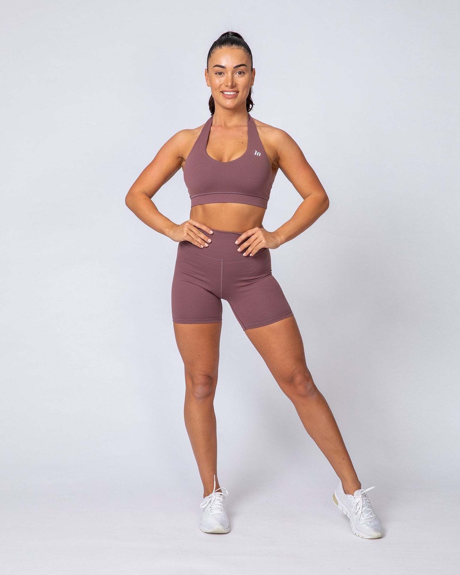 Signature Referee Length High Waist Scrunch - Dusk-Shorts-XXS-MNAPPRL10221-MNAPPRL10221-10-Muscle Nation