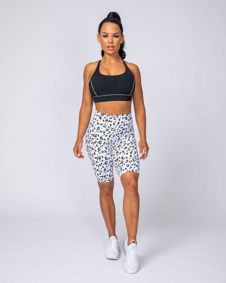 Signature Referee Length High Waist Scrunch - Snow Leopard-Shorts-XXS-MNAPPRL7540-MNAPPRL7540-2-Muscle Nation