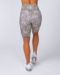 Signature Referee Length High Waist Scrunch - Yellow Leopard-Shorts-XXS-MNAPPRL7539-MNAPPRL7539-1-Muscle Nation