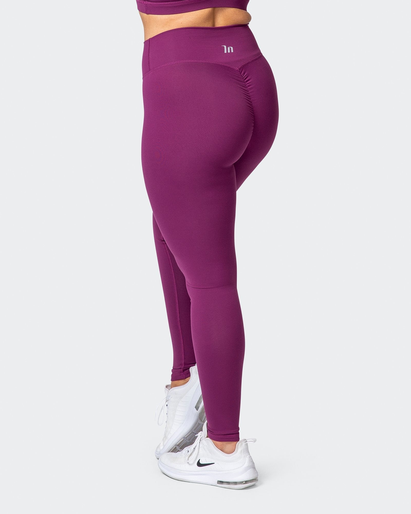 Signature Full Length Scrunch Leggings - Boysenberry