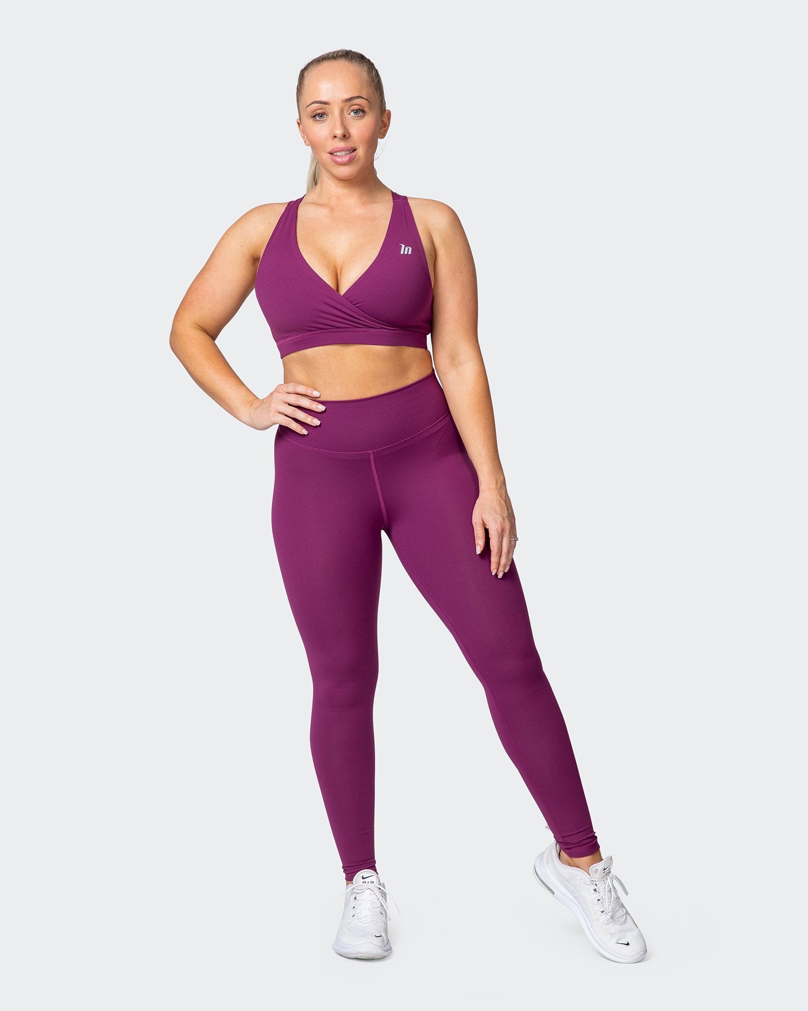 Signature Full Length Scrunch Leggings - Boysenberry