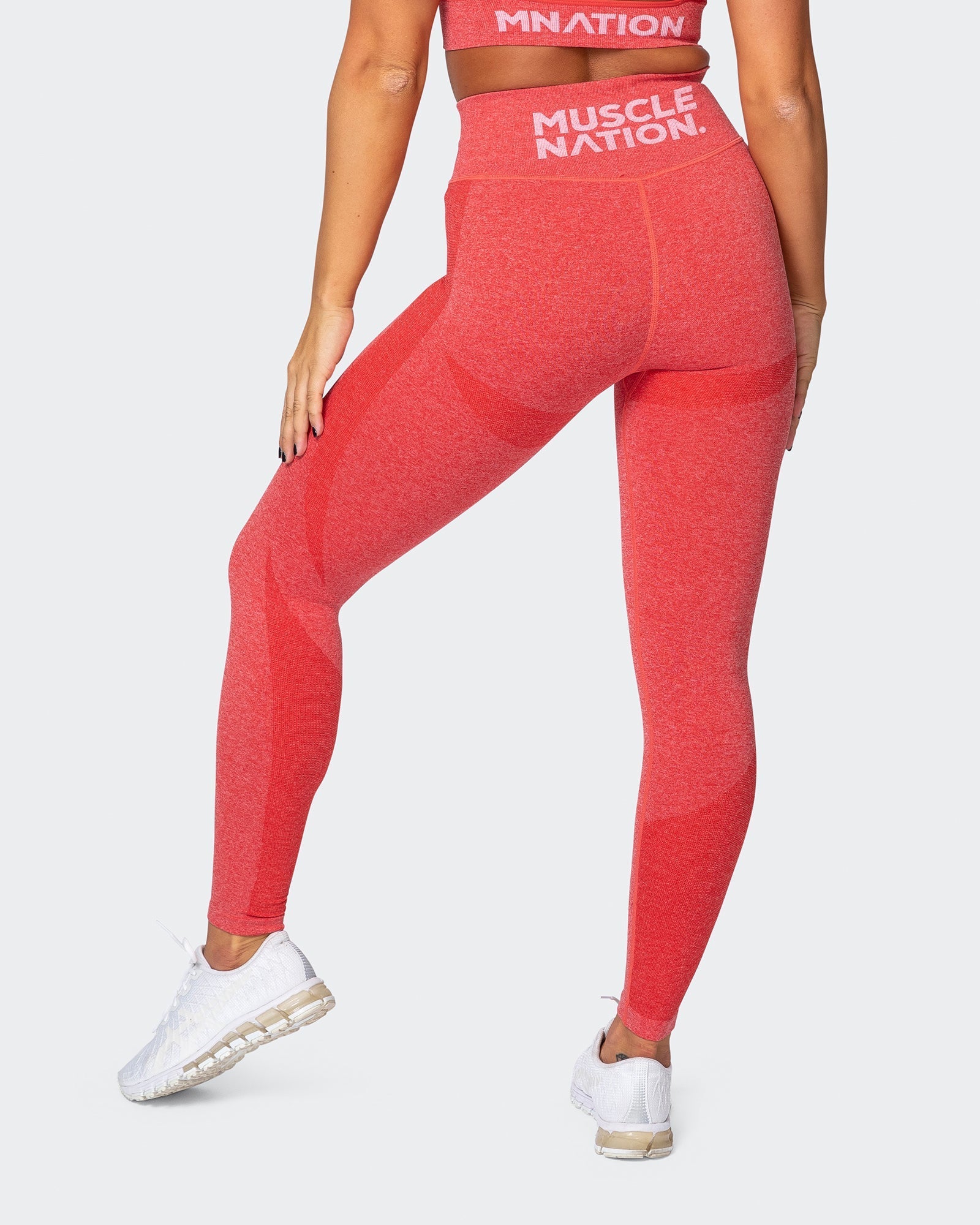 Shape Up Seamless Full Length Leggings - Poppy Marl