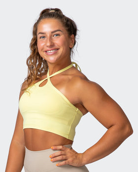 Shimmer Bra Tank Combo - Lemon Fizz