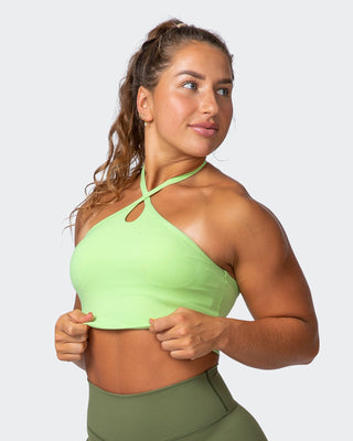 Shimmer Bra Tank Combo - Lime Flash-Sports Bras-XXS-012208LMFLSH-XXS-MNAPPRL13148-1-Muscle Nation