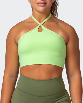 Shimmer Bra Tank Combo - Lime Flash-Sports Bras-XXS-012208LMFLSH-XXS-MNAPPRL13148-2-Muscle Nation