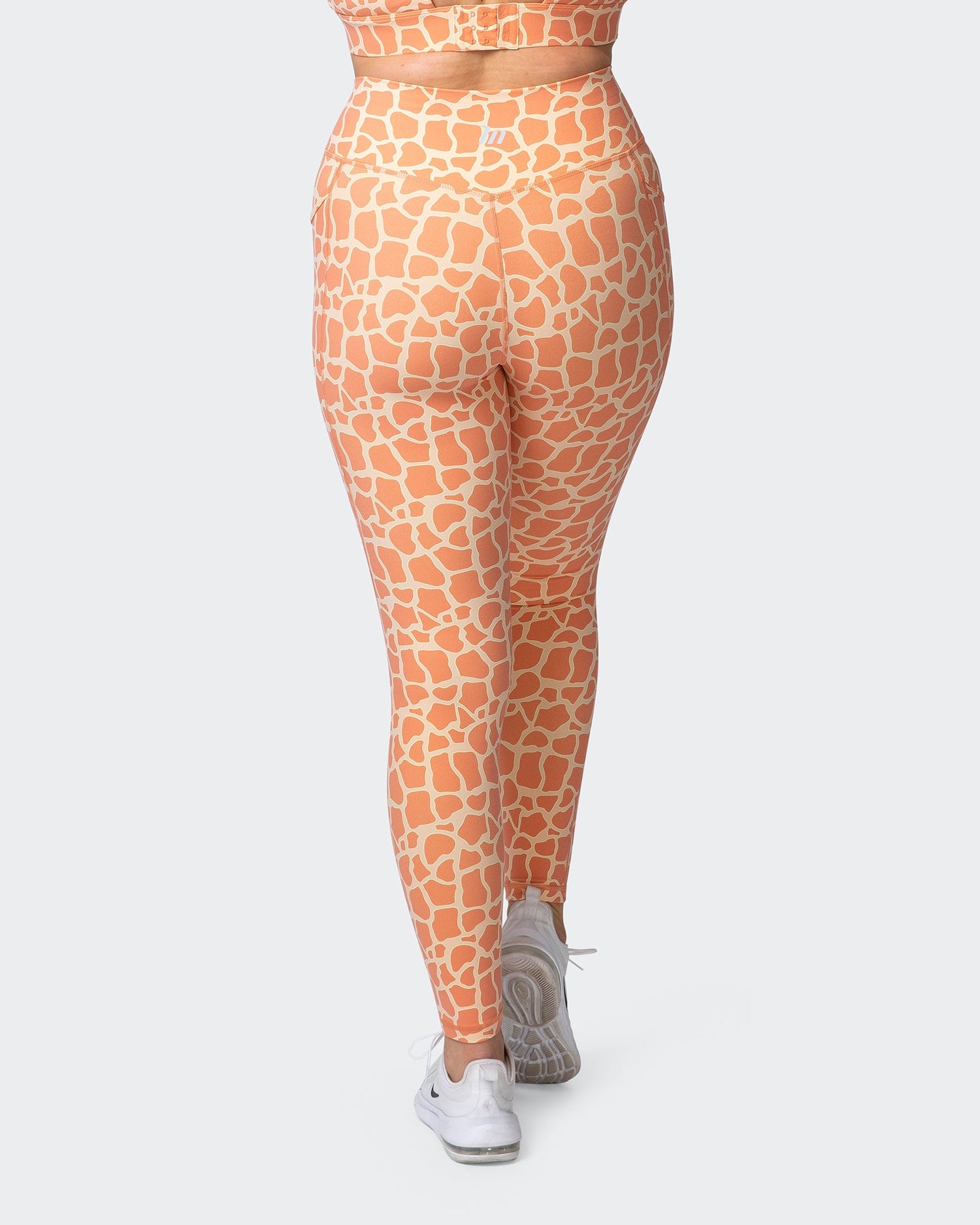 Signature Pocket Ankle Length Leggings - Paradise Giraffe Print