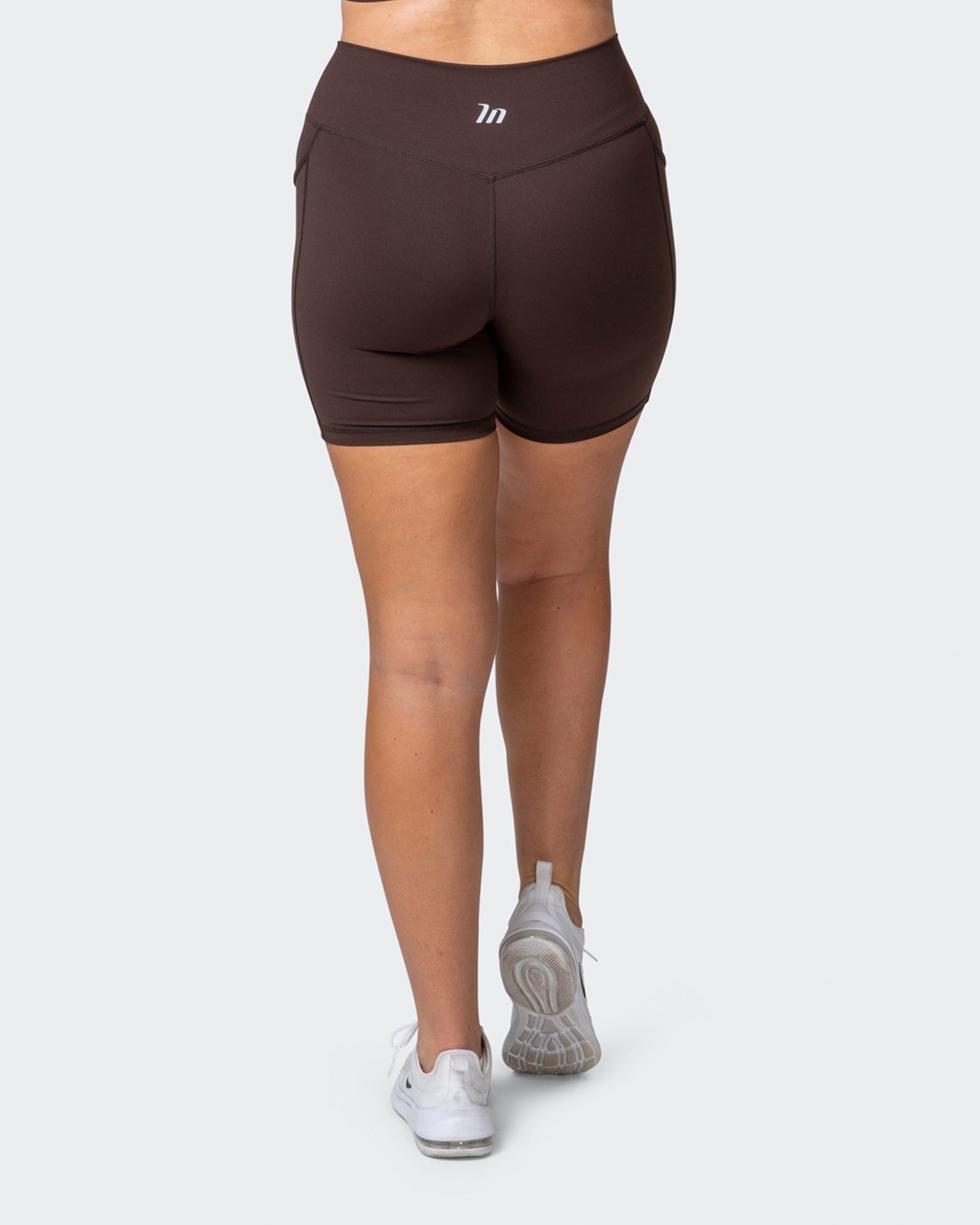 Signature Pocket Bike Shorts - Cocoa-Shorts-XXS-032208COCOA-XXS-MNAPPRL13668-3-Muscle Nation