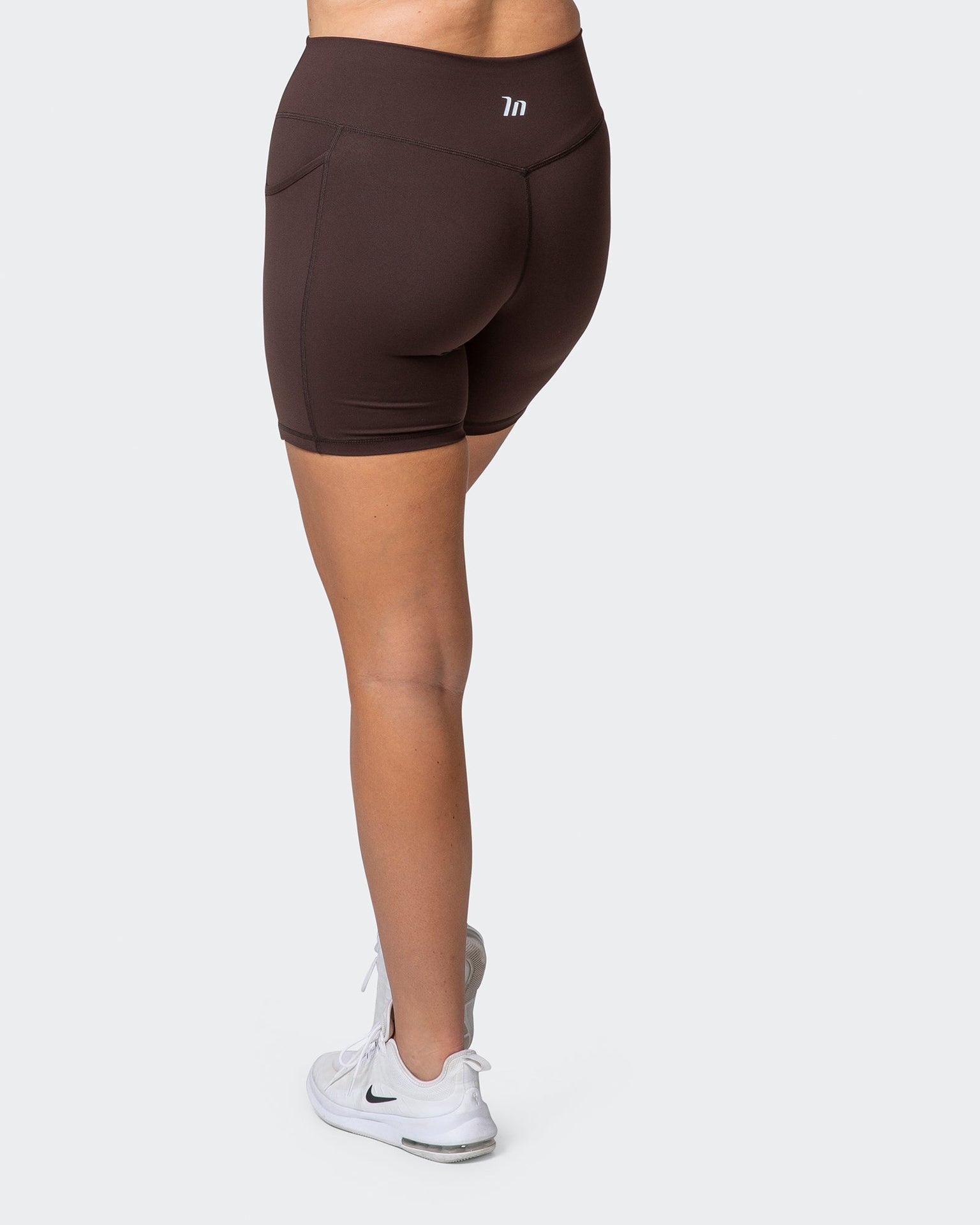 Signature Pocket Bike Shorts - Cocoa-Shorts-XXS-032208COCOA-XXS-MNAPPRL13668-5-Muscle Nation