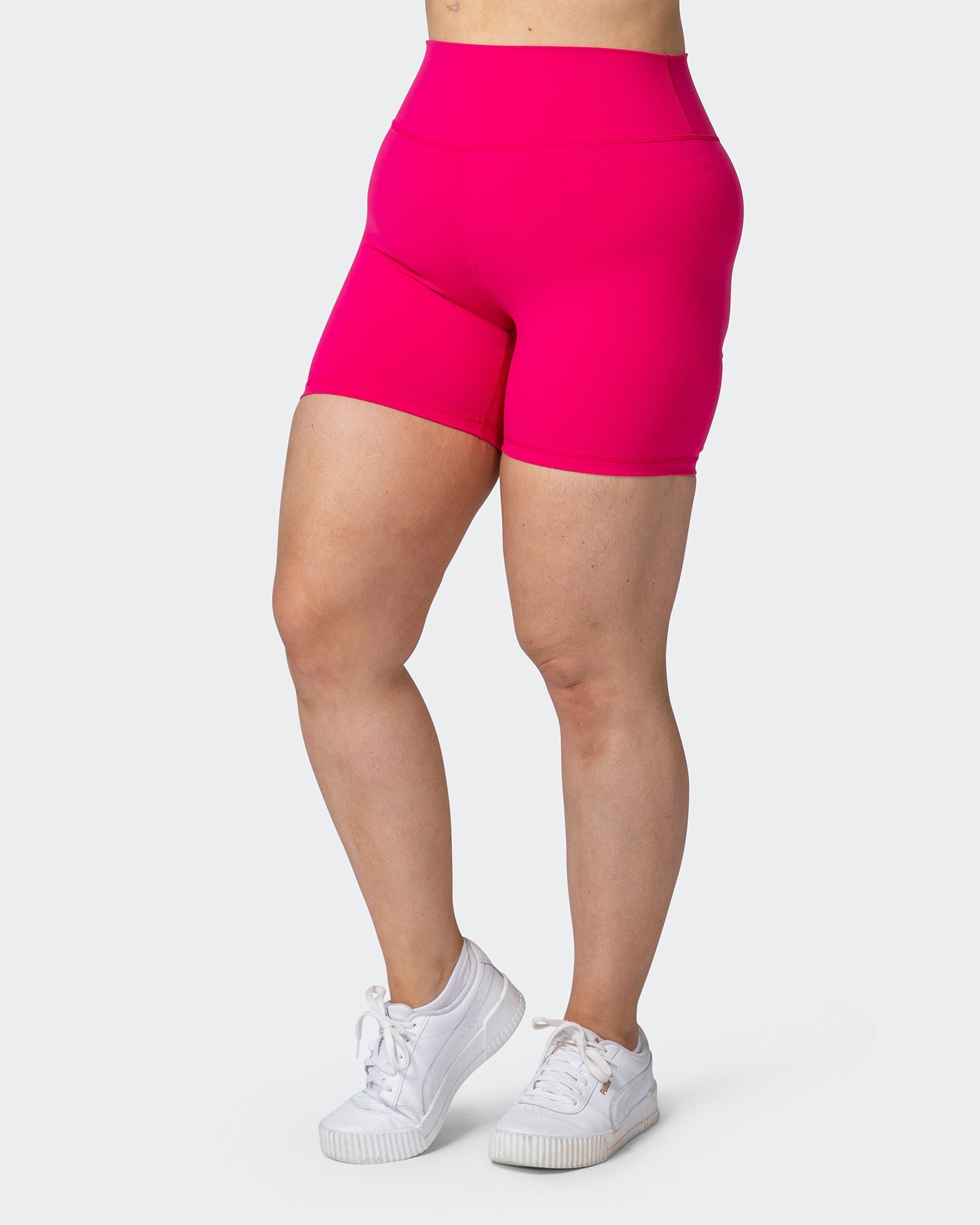 Signature Scrunch Bike Shorts - Pink Punch