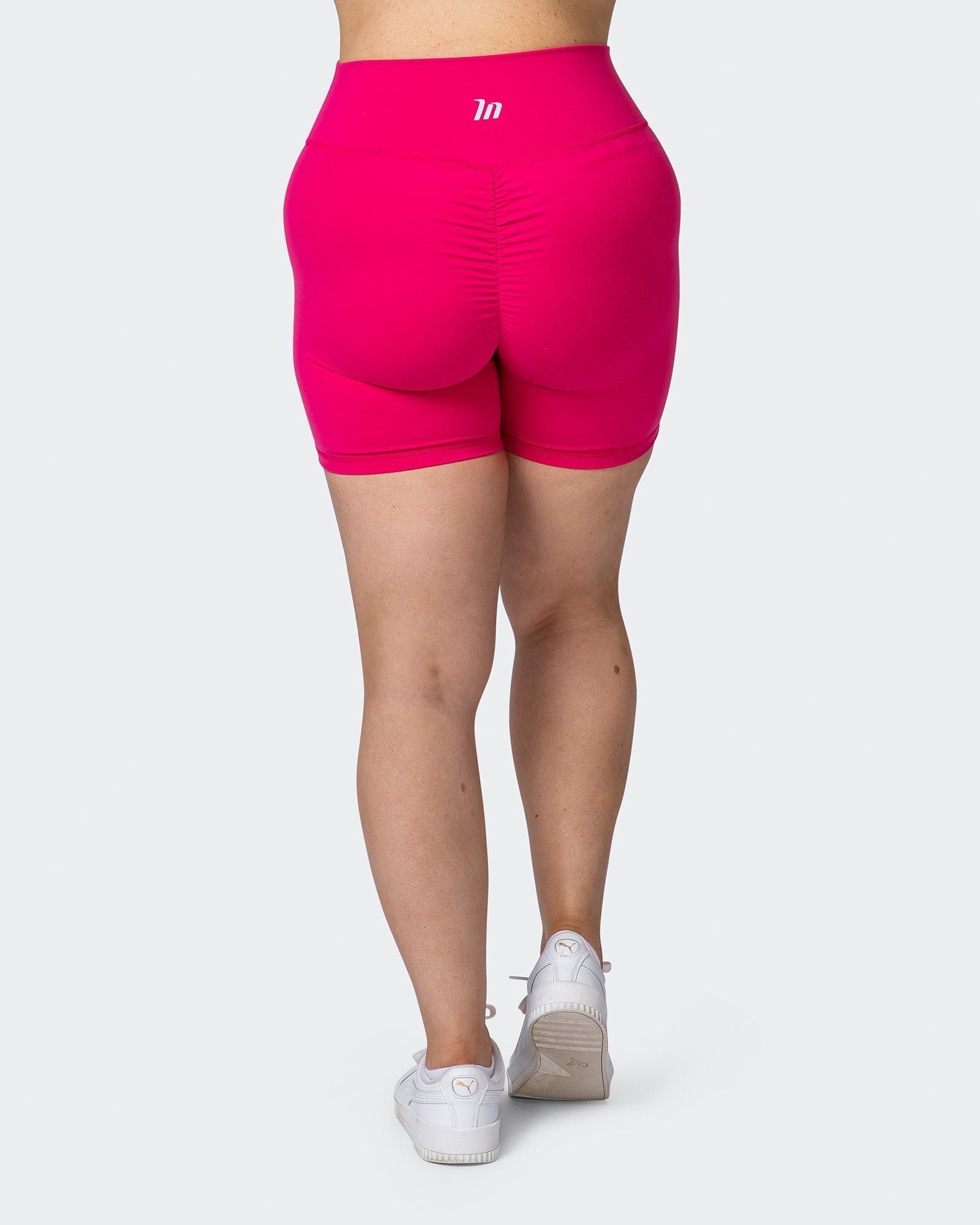 Signature Scrunch Bike Shorts - Pink Punch