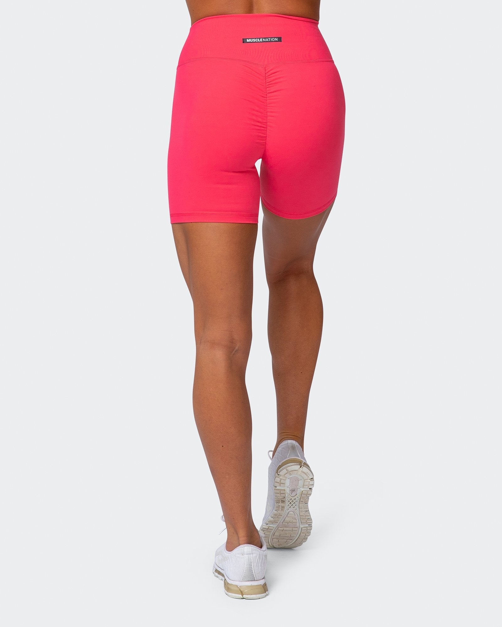 Signature Scrunch Bike Shorts - Paradise Pink