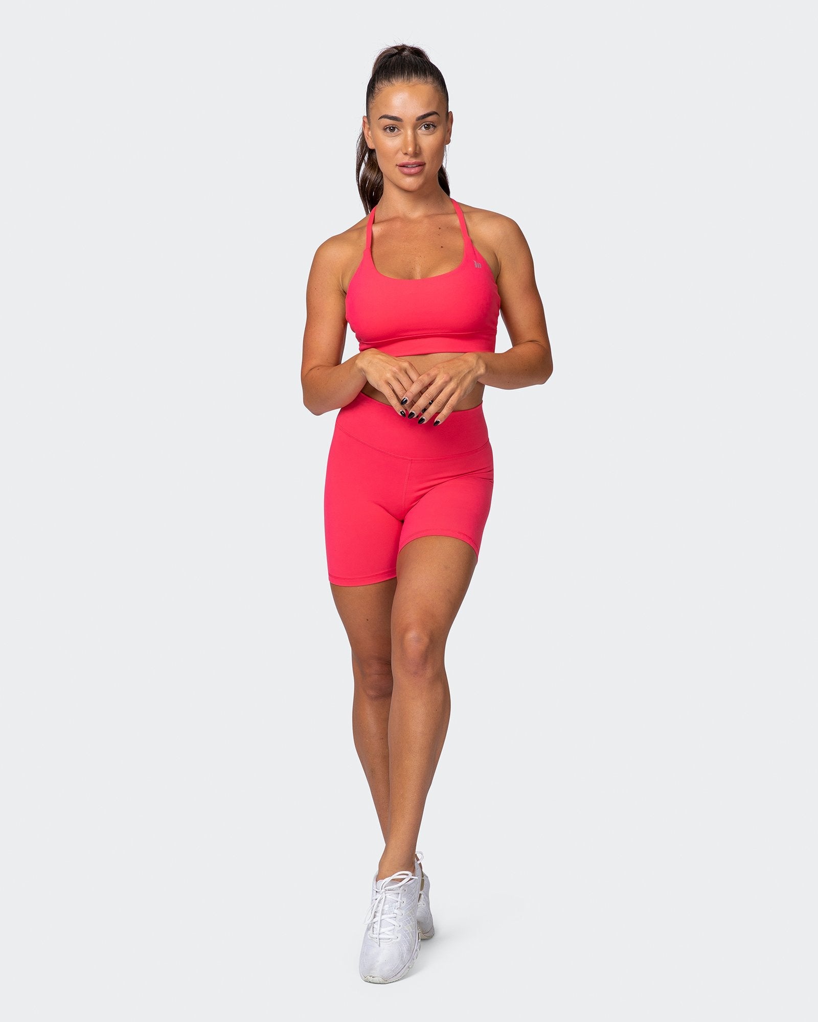 Signature Scrunch Bike Shorts - Paradise Pink