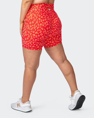 Signature Scrunch Bike Shorts - Vibrant Cheetah Print-Shorts-XXS-112114VCHET-XXS-MNAPPRL12196-1-Muscle Nation