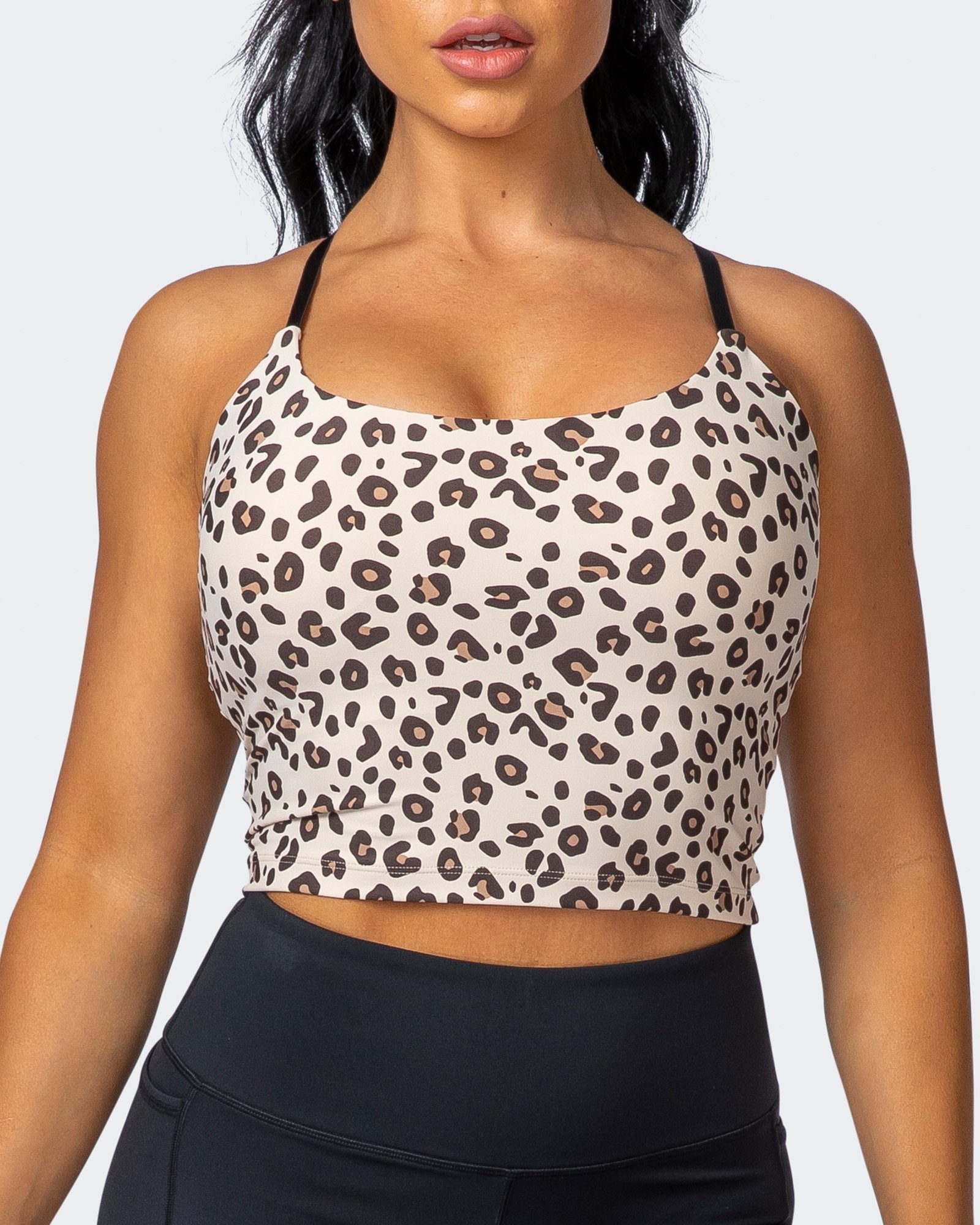 Summertime Cropped Tank - Cheetah Print