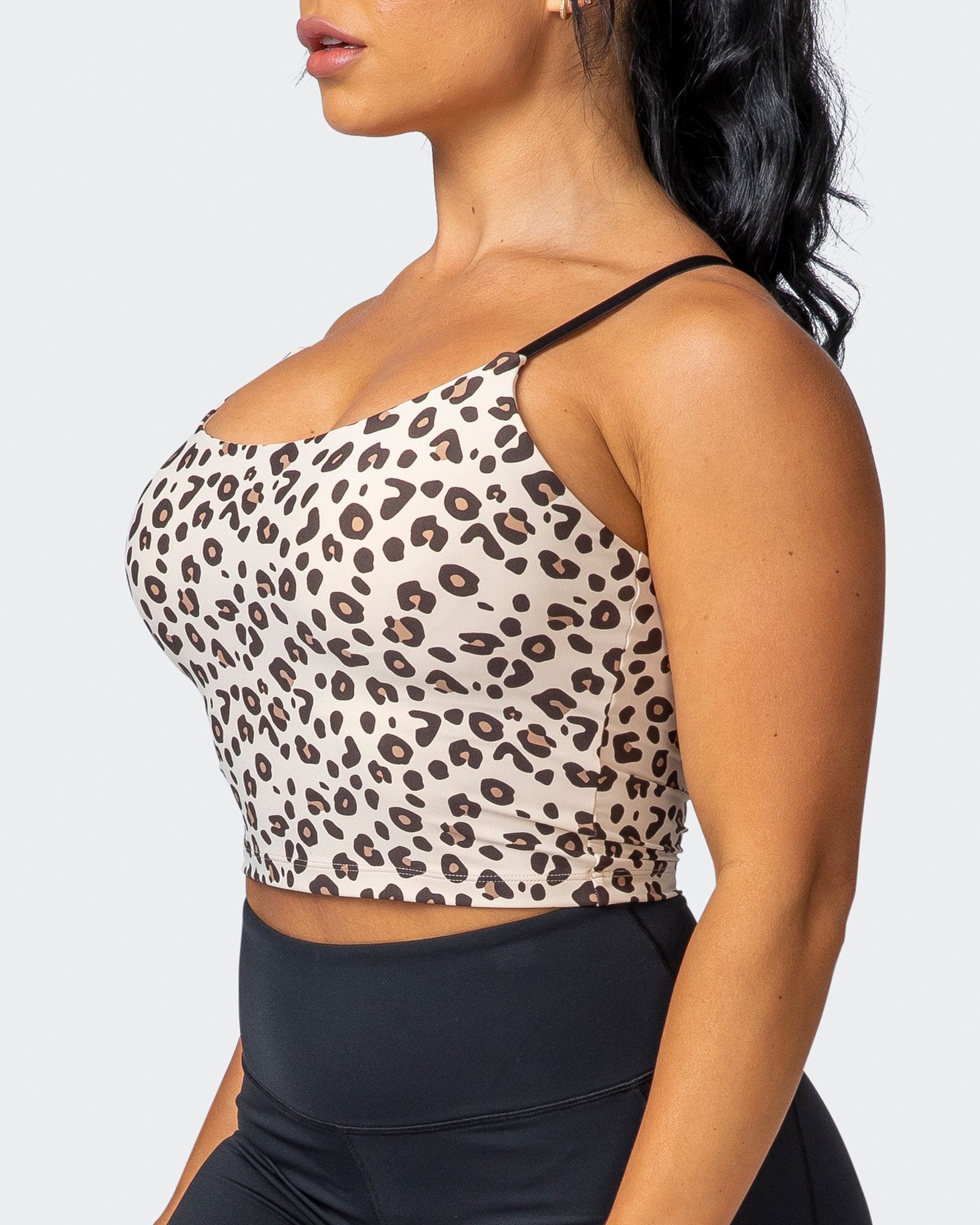 Summertime Cropped Tank - Cheetah Print