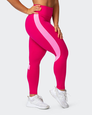 Sunlight Signature Scrunch Ankle Length Leggings - Pink Punch-Leggings-XXS-012206PNKPNCH-XXS-MNAPPRL13101-1-Muscle Nation