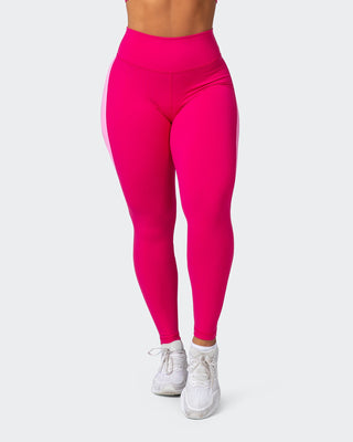 Sunlight Signature Scrunch Ankle Length Leggings - Pink Punch-Leggings-XXS-012206PNKPNCH-XXS-MNAPPRL13101-2-Muscle Nation