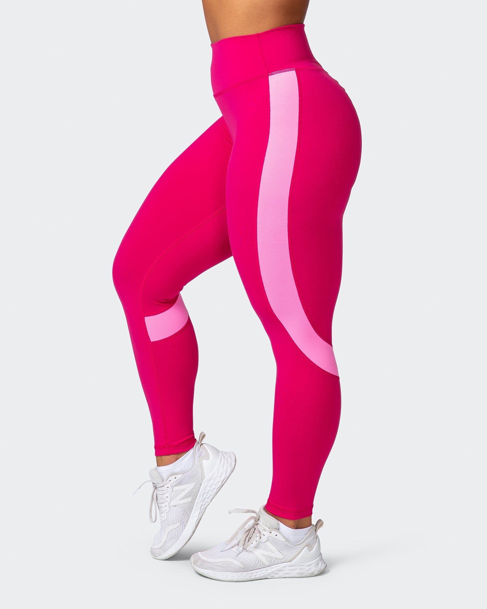 Sunlight Signature Scrunch Ankle Length Leggings - Pink Punch