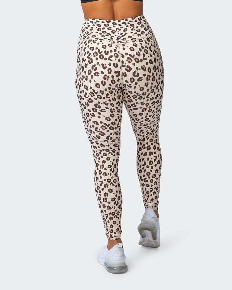 Superior Squat Pocket Ankle Length Leggings - Cheetah Print