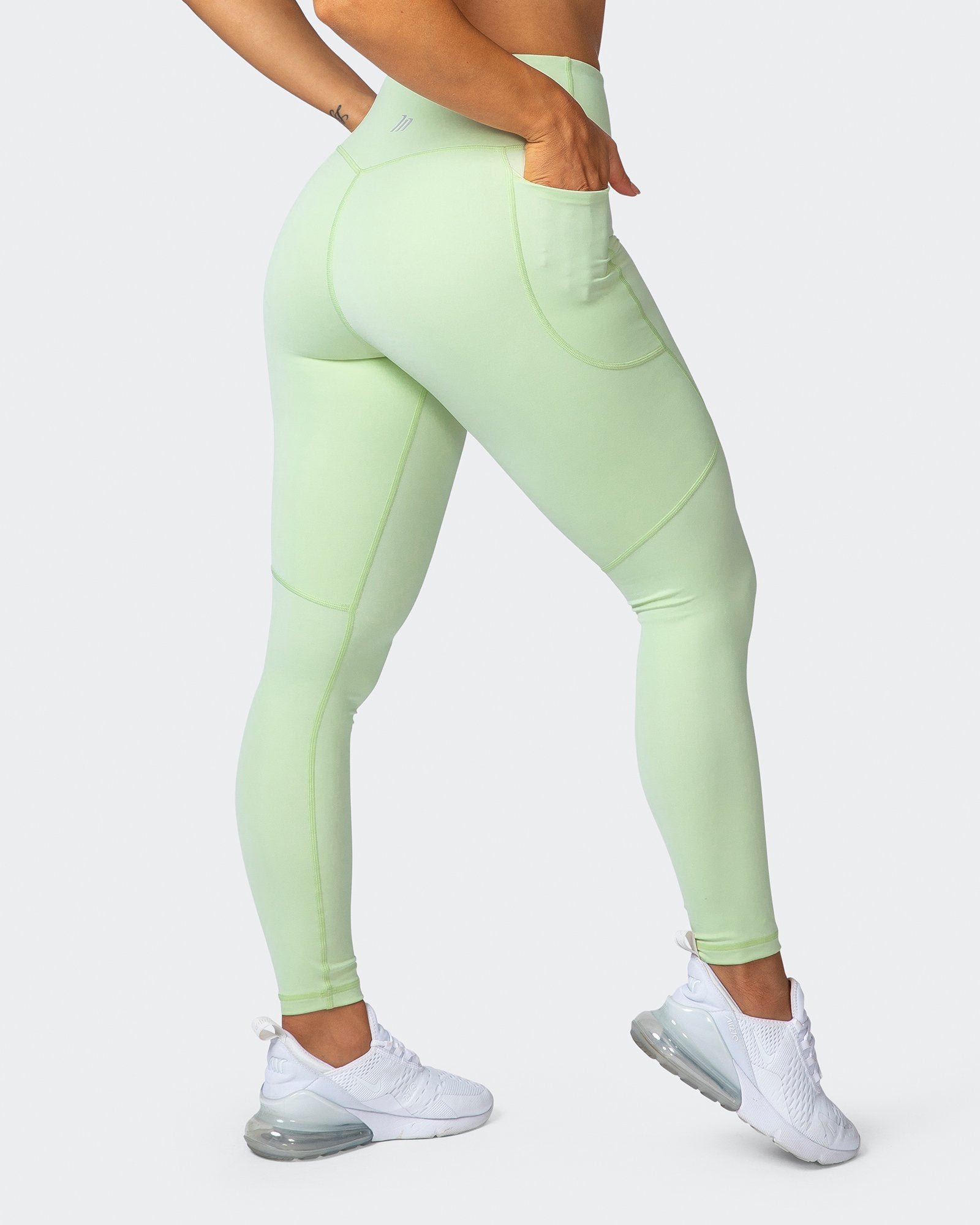 Superior Squat Pocket Ankle Length Leggings - Minty