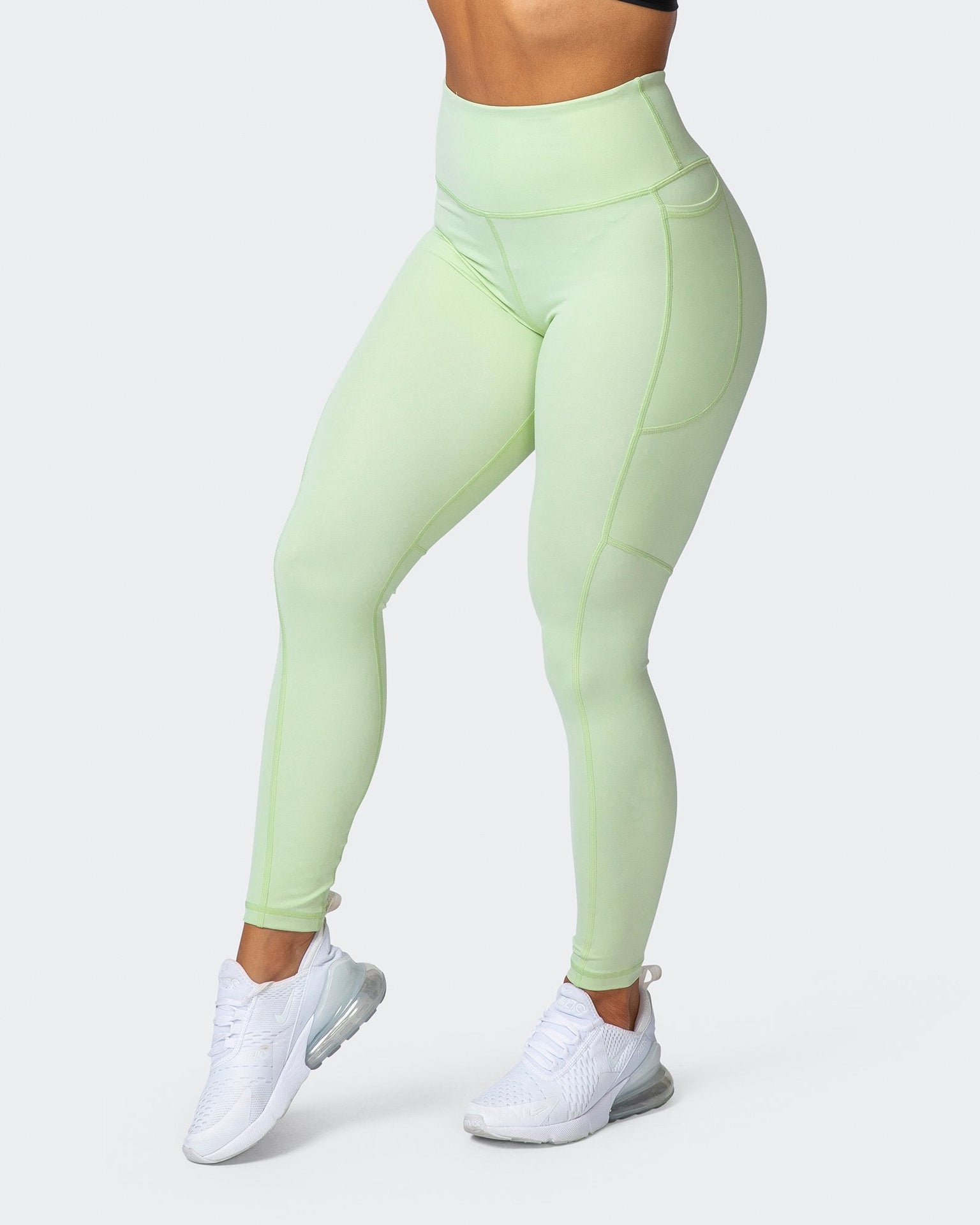 Superior Squat Pocket Ankle Length Leggings - Minty-Leggings-XXS-112123MNTY-XXS-MNAPPRL12395-3-Muscle Nation