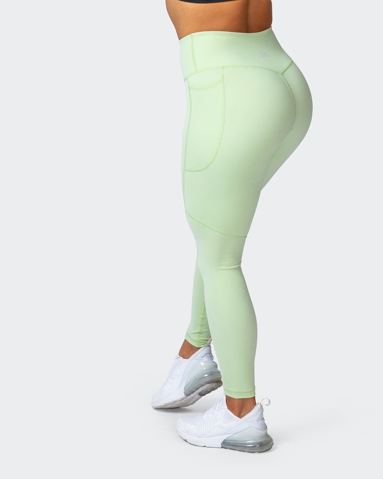 Superior Squat Pocket Ankle Length Leggings - Minty