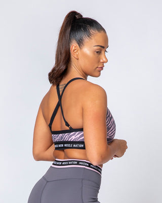 Superset Bra - Tri Stripe/Black-Sports Bras-XS-MNAPPRL9540-MNAPPRL9540-1-Muscle Nation