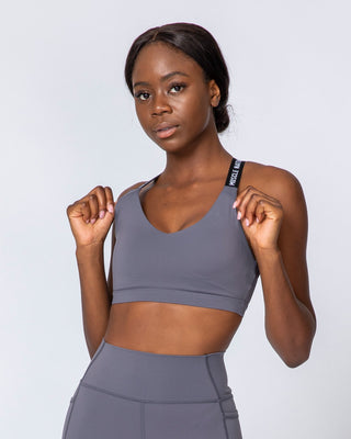 Tempo Bra - Sleet Grey-Sports Bras-XS-MNAPPRL9582-MNAPPRL9582-1-Muscle Nation
